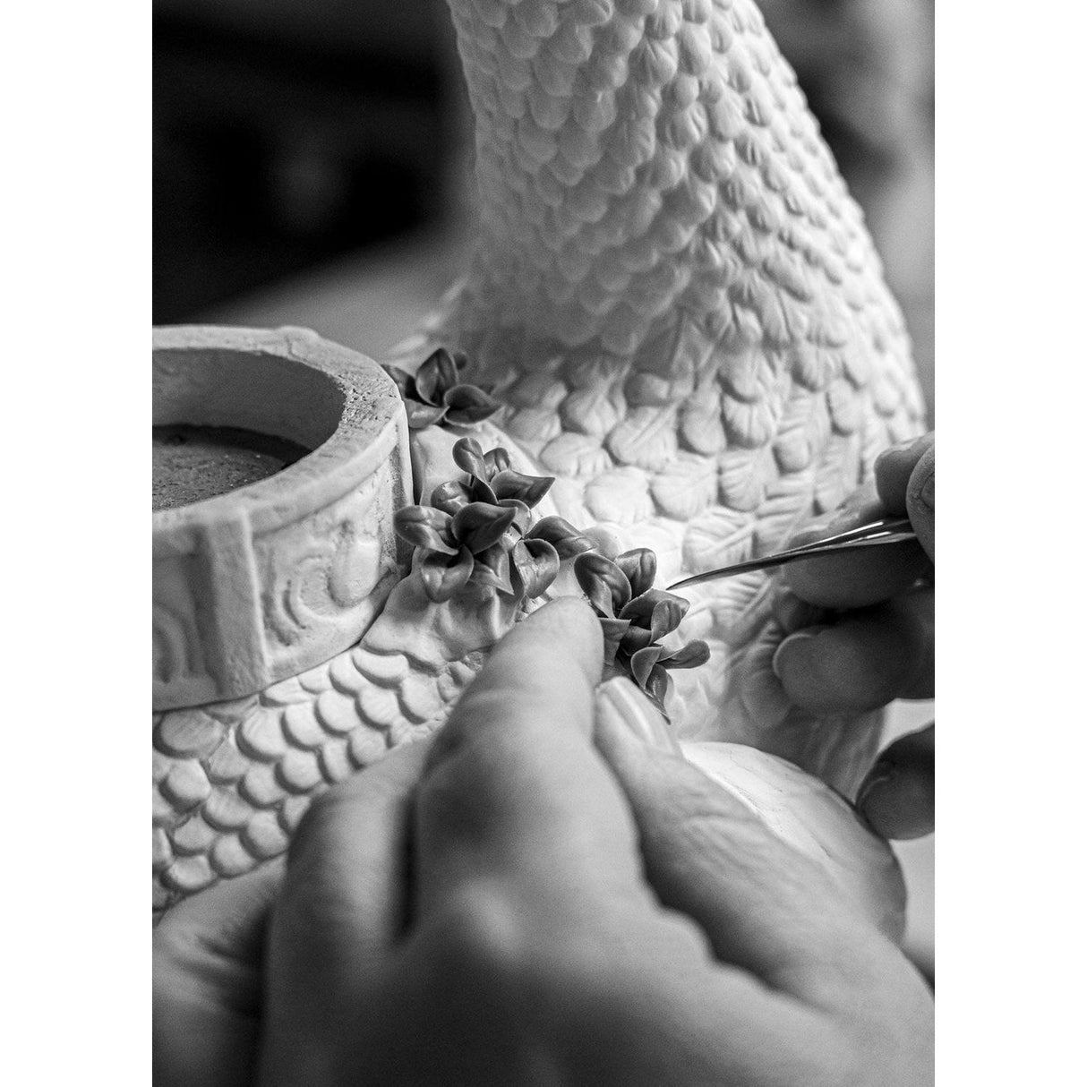 Lladró Scultura Ephemeral Treasures Serie Limitata 60x56cm Porcellana