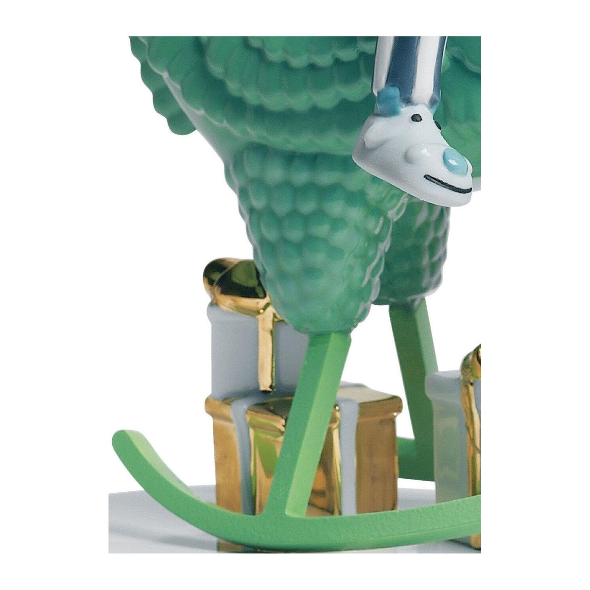 LLADRO' Scultura The Rocking Chicken Ride By Jaime Hayon 24x21cm Porcellana