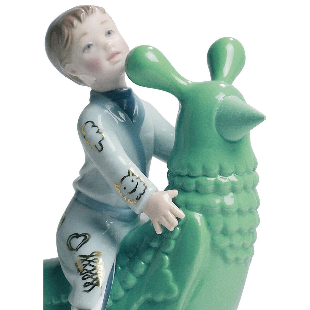 LLADRO' Scultura The Rocking Chicken Ride By Jaime Hayon 24x21cm Porcellana