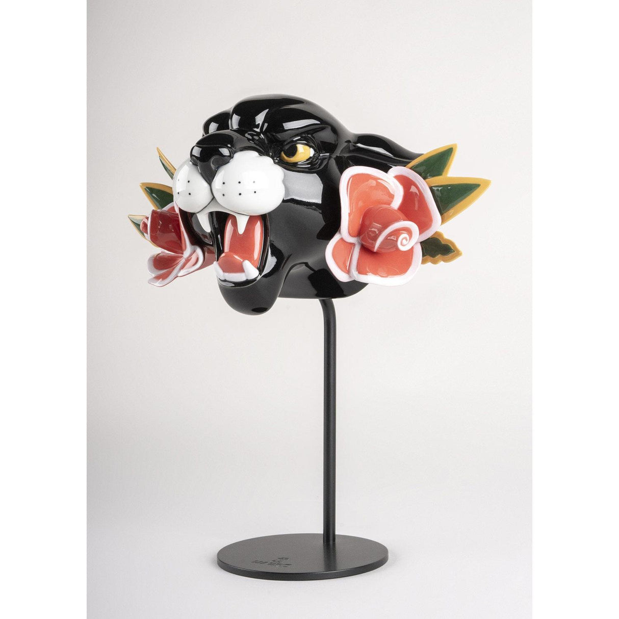 Lladró Figurina Pantera Selvaggia 17x38cm Porcellana