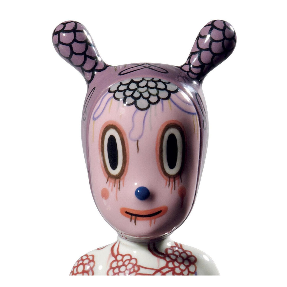 Lladró Scultura The Guest By Gary Baseman Modello Piccolo Serie Numerate 30x11cm Porcellana