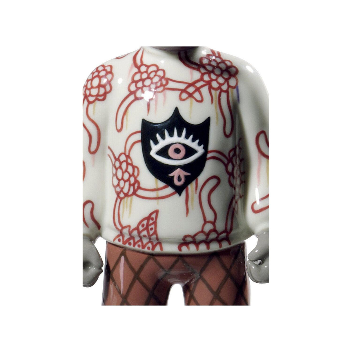 Lladró Scultura The Guest By Gary Baseman Modello Piccolo Serie Numerate 30x11cm Porcellana