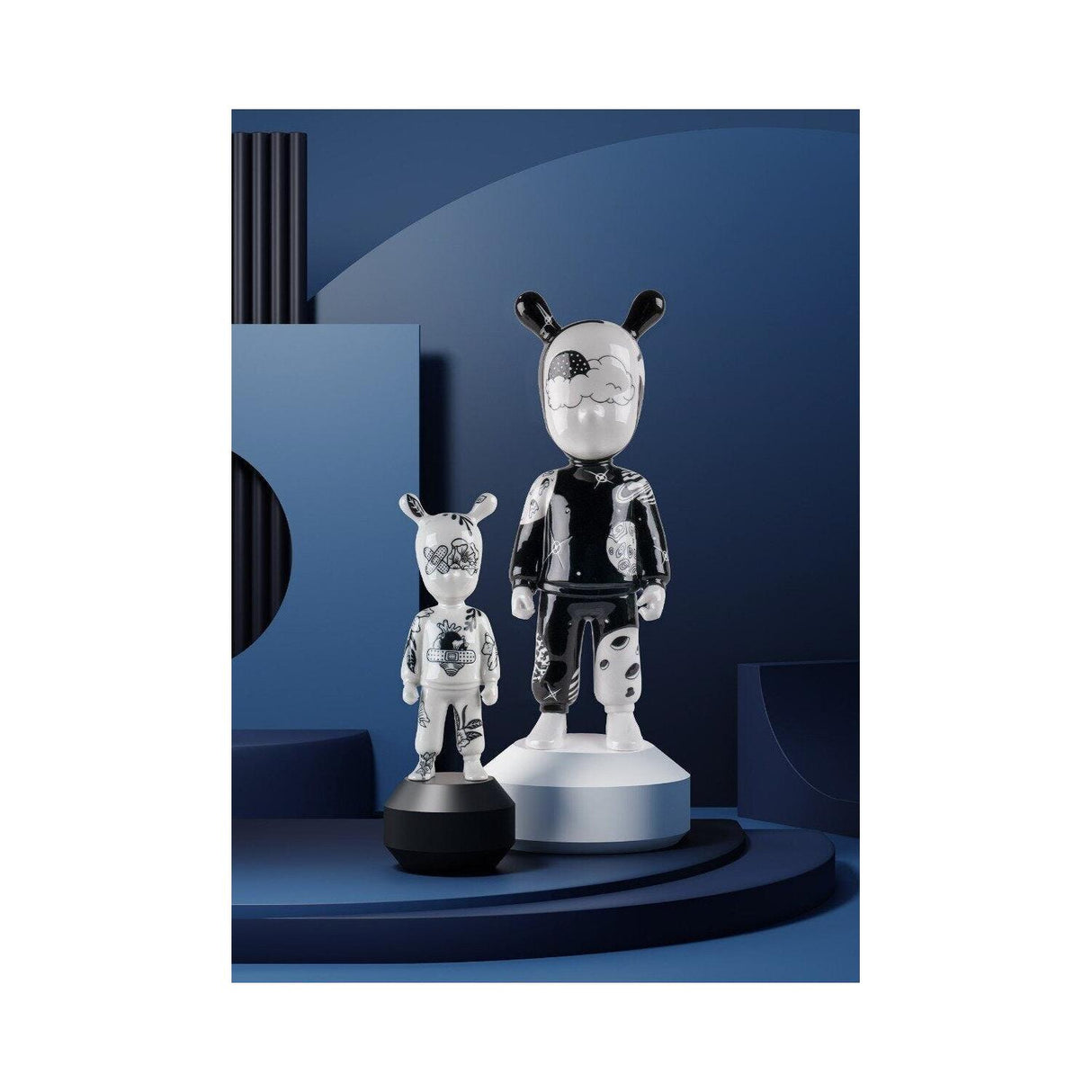 LLADRO' Scultura The Guest By Henn Kim Little Serie Numerate 30x11cm Porcellana