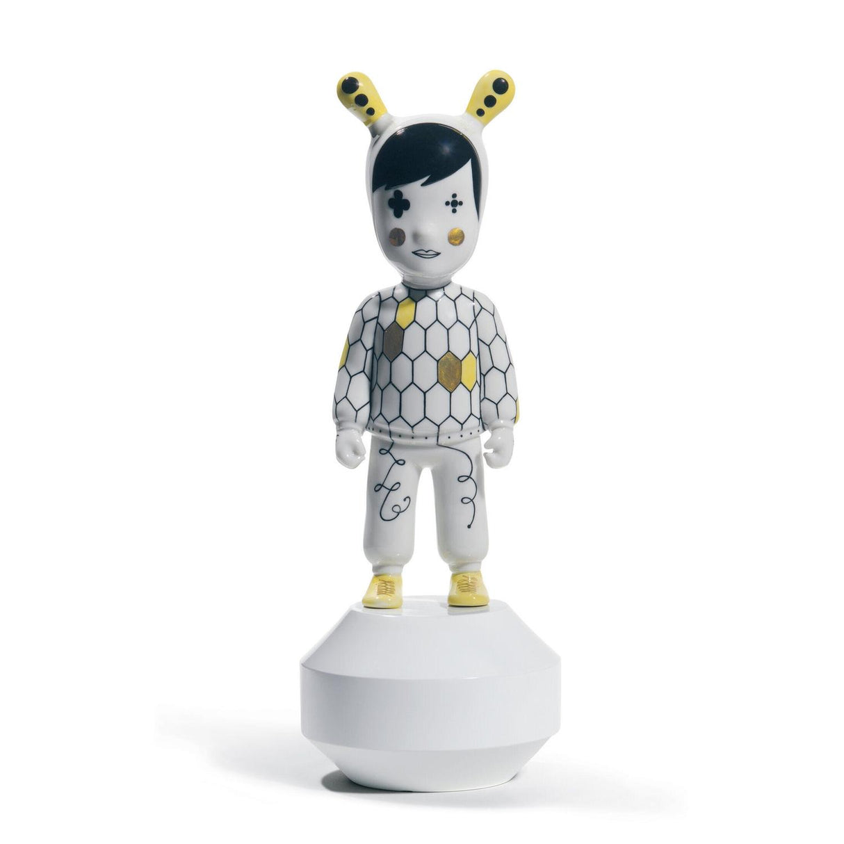 LLADRO' Scultura The Guest By Jaime Hayon Modello Piccolo Edizione Numerata 30x11cm Porcellana