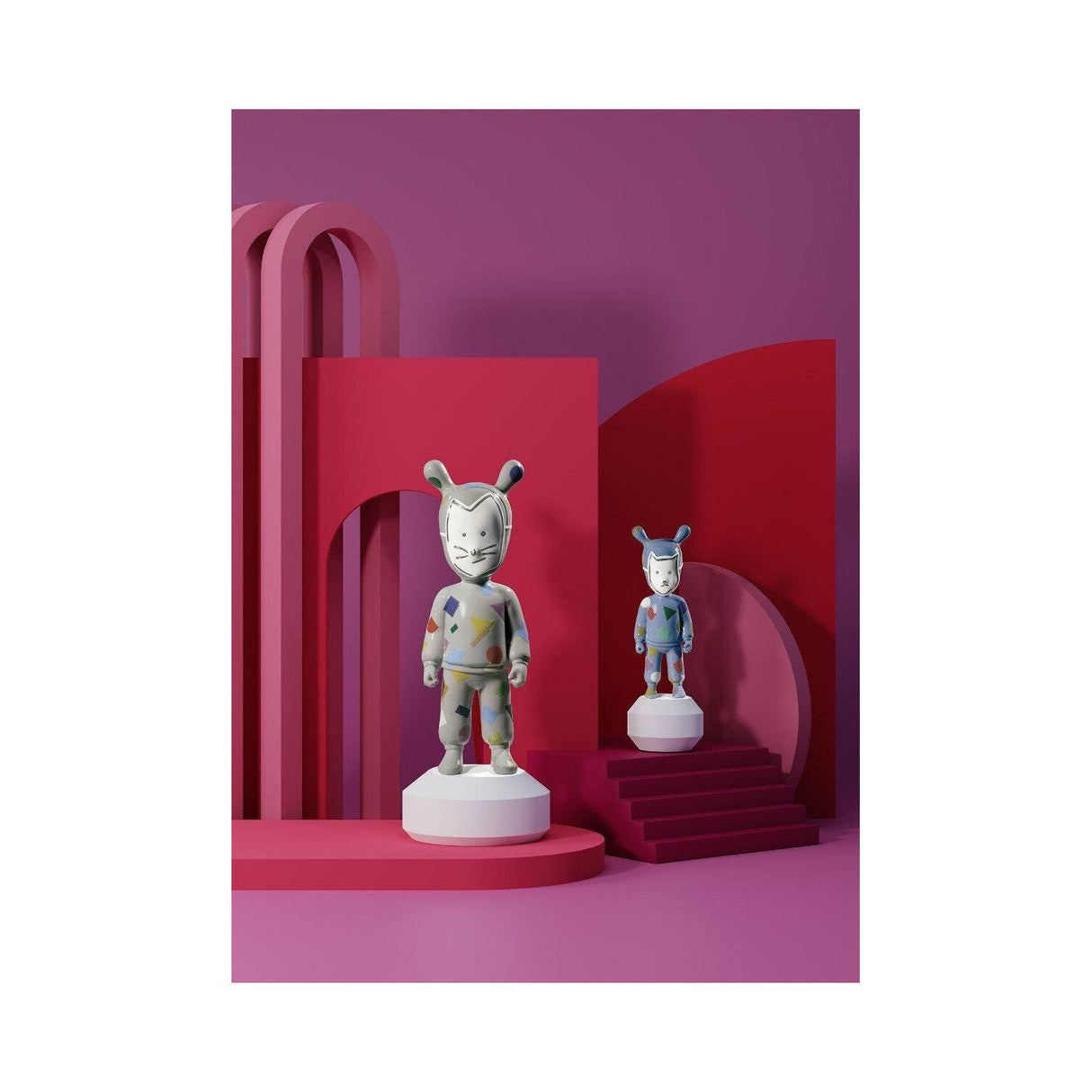 Lladró Scultura The Guest By Paul Smith Modello Grande Edizione Limitata 52x19cm Porcellana