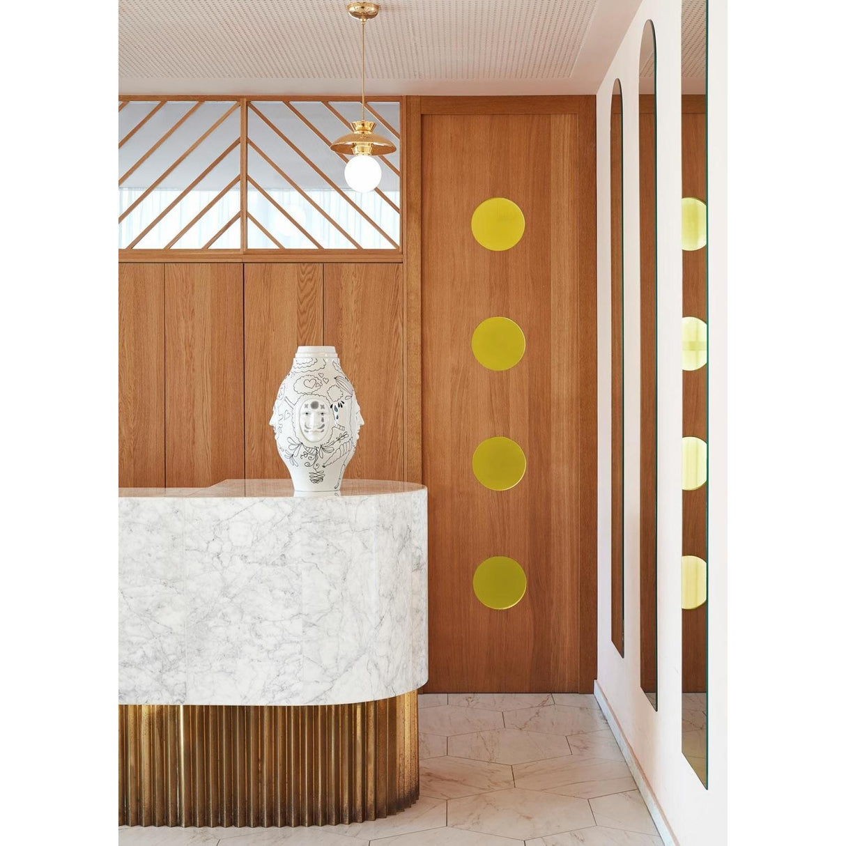 LLADRO' Conversation Vase II By Jaime Hayon 52x31cm Porcellana