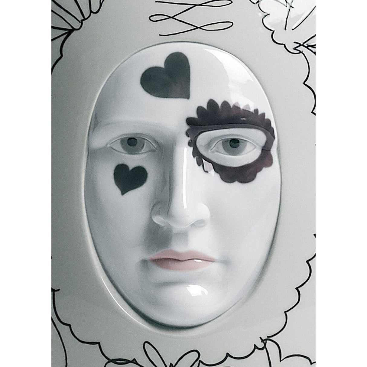 LLADRO' Conversation Vase II By Jaime Hayon 52x31cm Porcellana