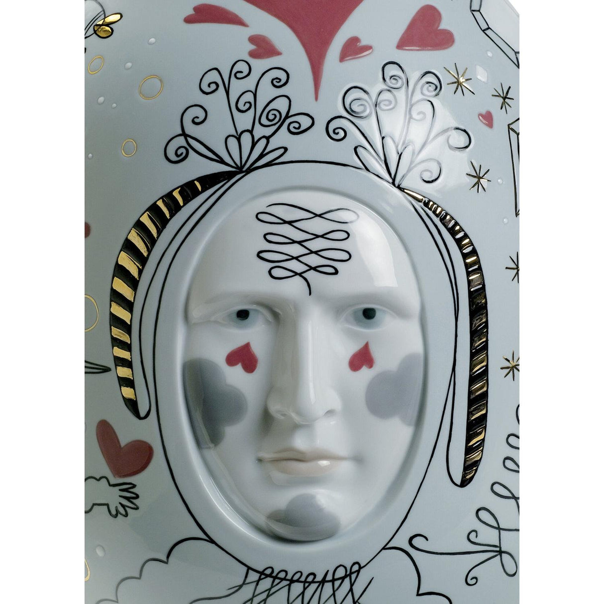 LLADRO' Conversation Vase Edizione Limitata 39x27cm Porcellana