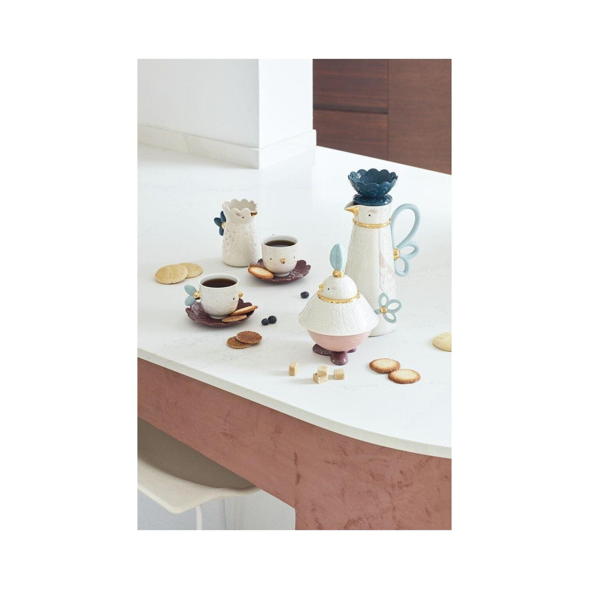 LLADRO' Caffettiera Porta Caffé Kawki 29x15cm Porcellana