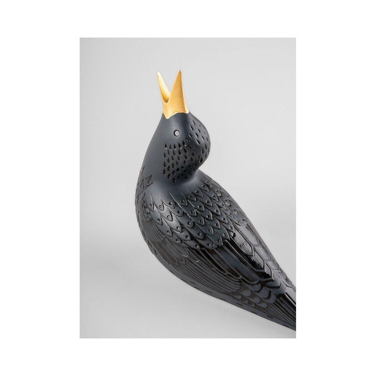 Lladró Figurina Storno I Nero 17x19cm Porcellana