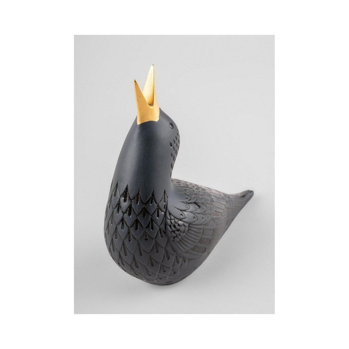 Lladró Figurina Storno I Nero 17x19cm Porcellana