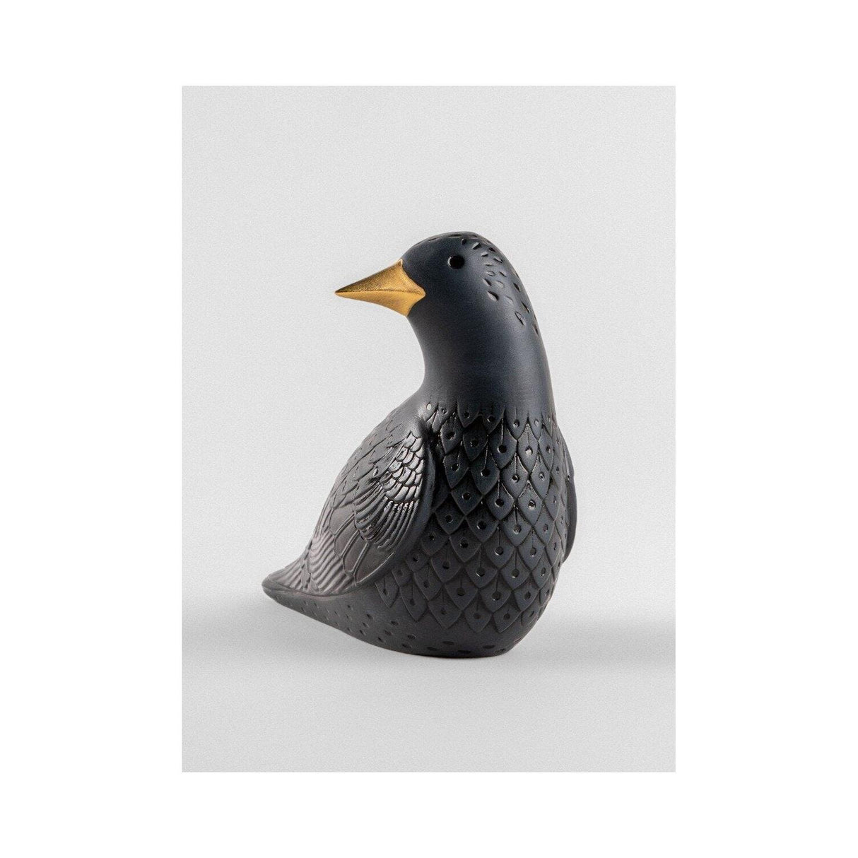 Lladró Figurina Storno II Nero 14x19cm Porcellana