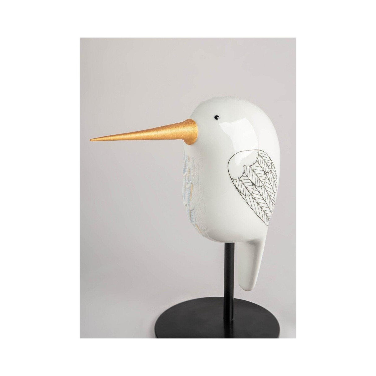 LLADRO' Face 2 Face Colibrì 24x21cm Porcellana