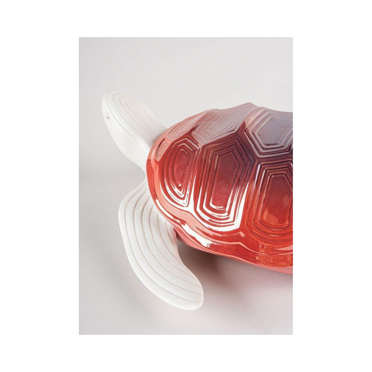 Lladró Scultura Piccola Tartaruga 9x27cm Porcellana