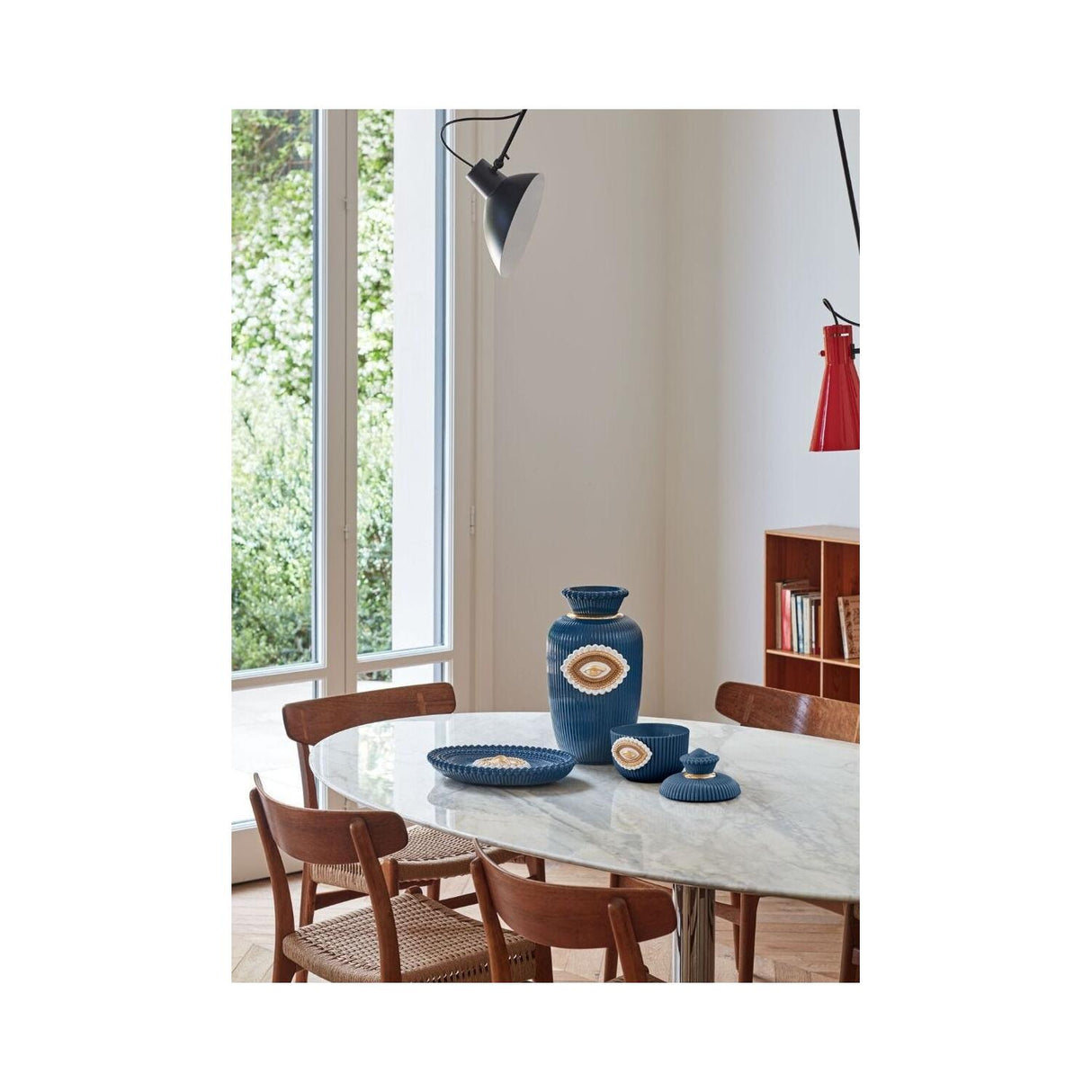 LLADRO' Vaso Lover'S Eyes 39x21cm Porcellana