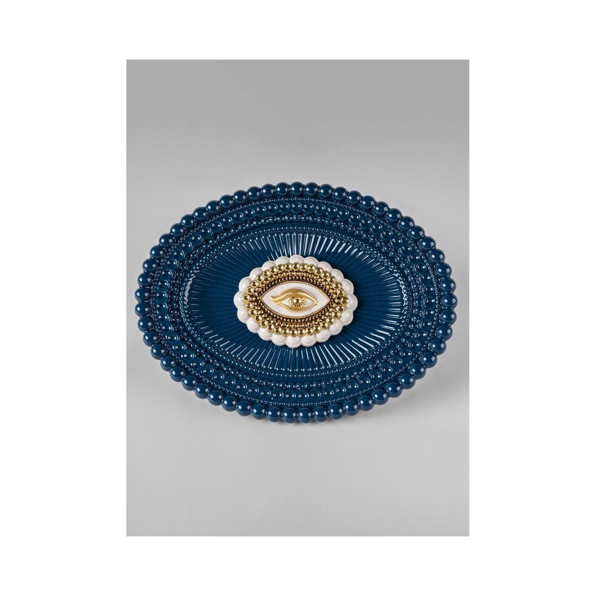 LLADRO' Vassoio Lover'S Eyes 6x34cm Porcellana