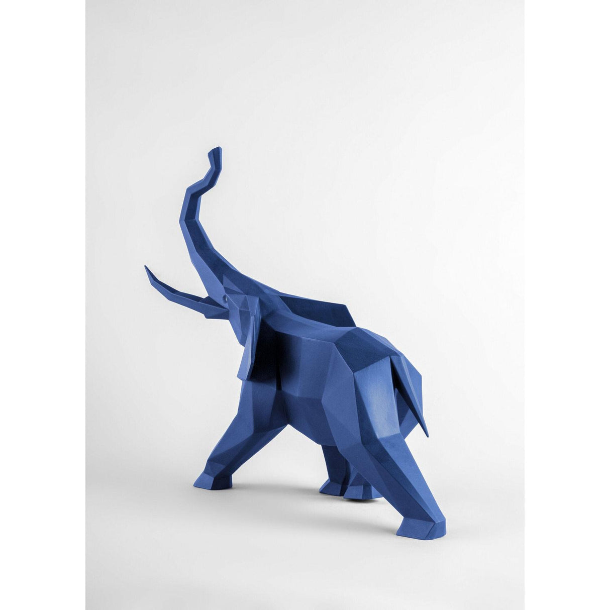 Lladró Scultura Elefante Azzurro 43x52cm Porcellana