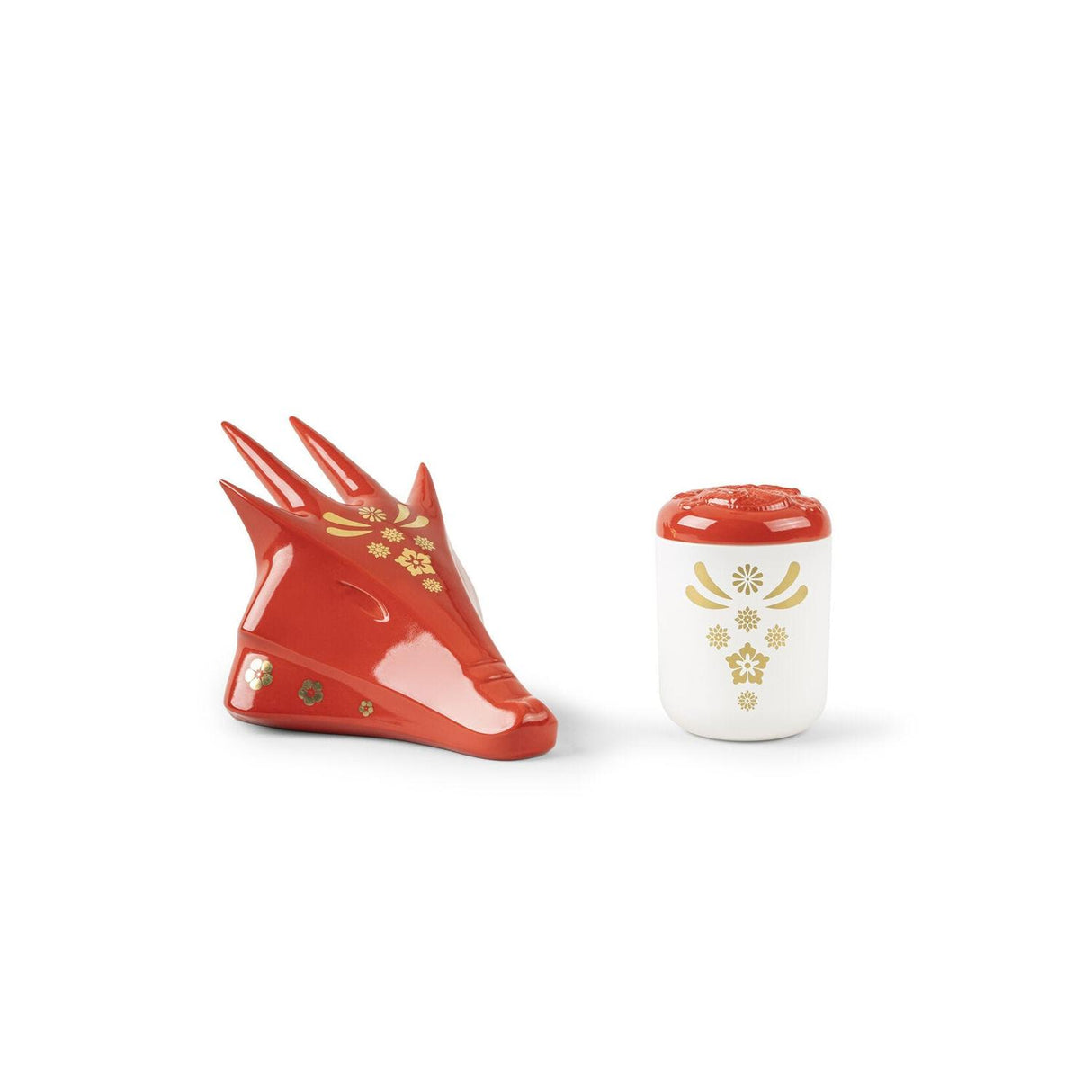 LLADRO' Year Of The Dragon Set Serie Limitata 13x24cm Porcellana