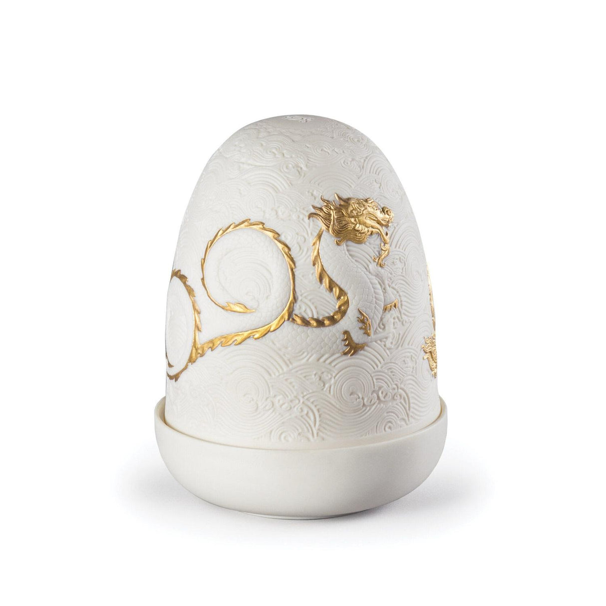 LLADRO' Lampada da Tavolo Dragons Dome 15x11cm Porcellana