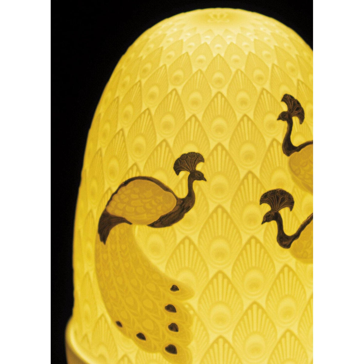Lladró Lampada da Tavolo Peacocks Dome 15x11cm Porcellana