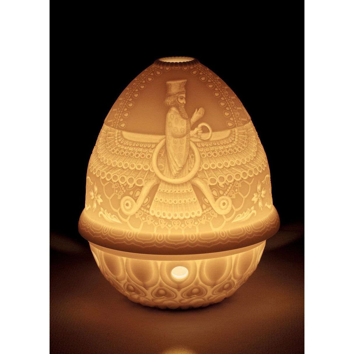 LLADRO' Litofania Zarathustra 12x9cm Porcellana