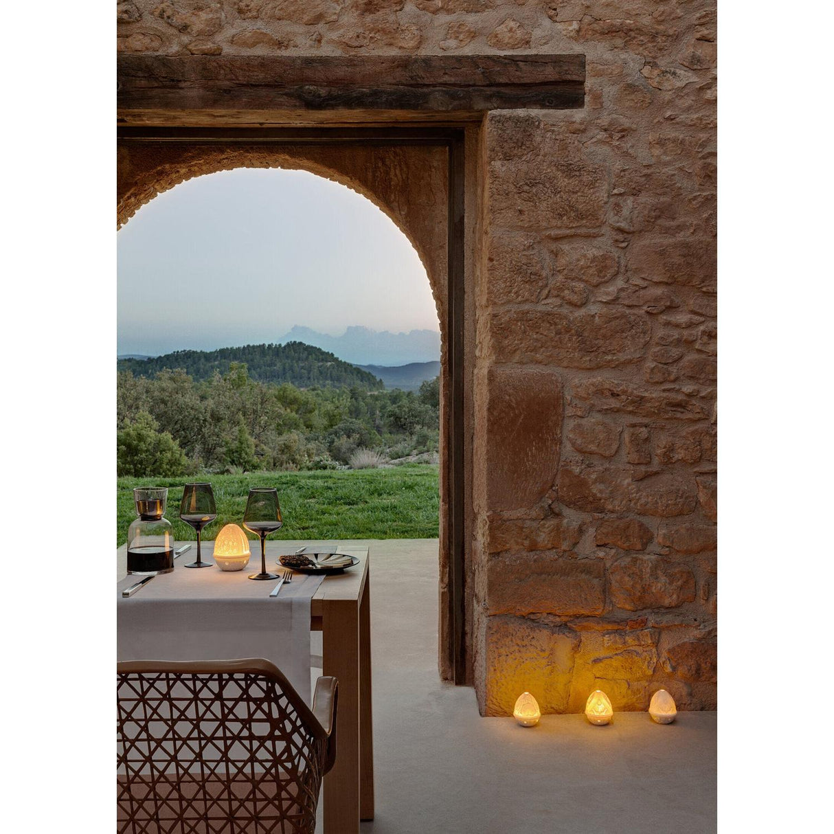 LLADRO' Litofania Zarathustra 12x9cm Porcellana