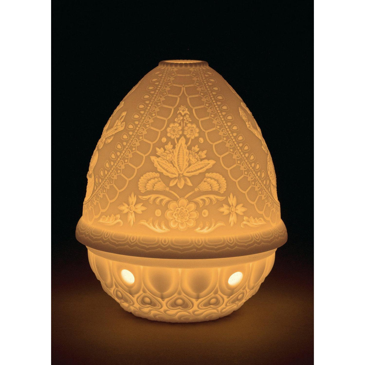 Lladró Litofania Ganesha con Veena 12x9cm Porcellana