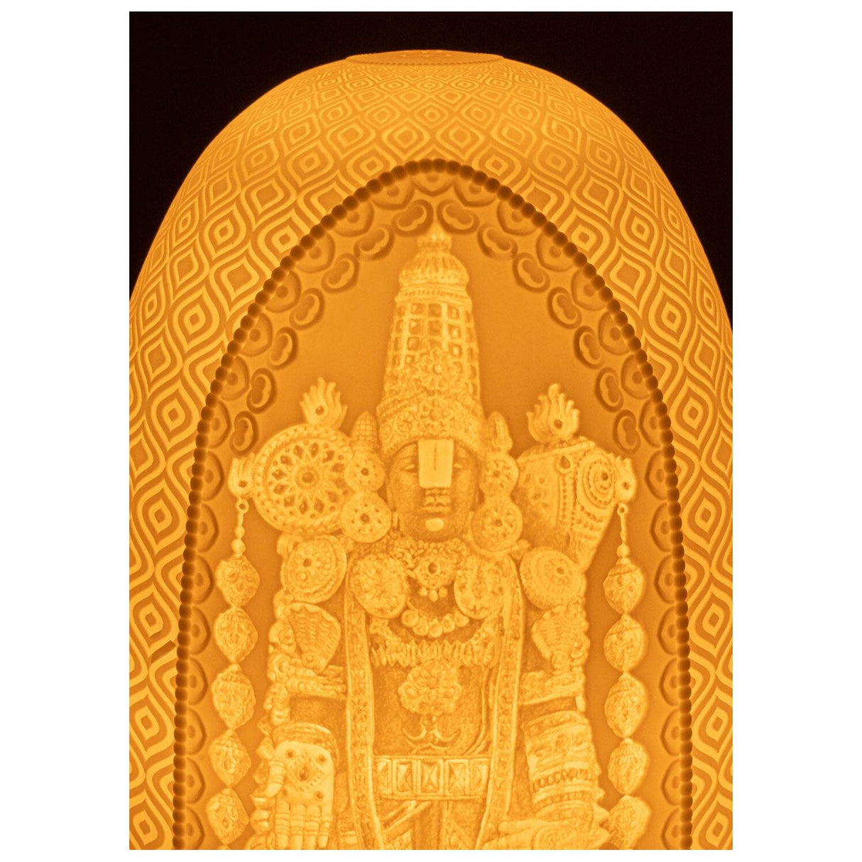 Lladró Lampada da Tavolo Lord Balaji Dome 15x11cm Porcellana