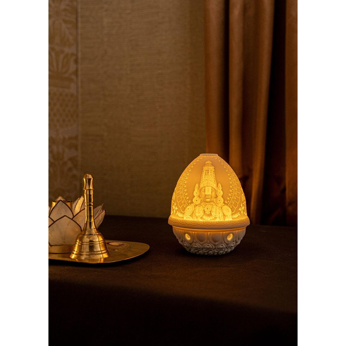 LLADRO' Litofania Lord Balaji 12x9cm Porcellana