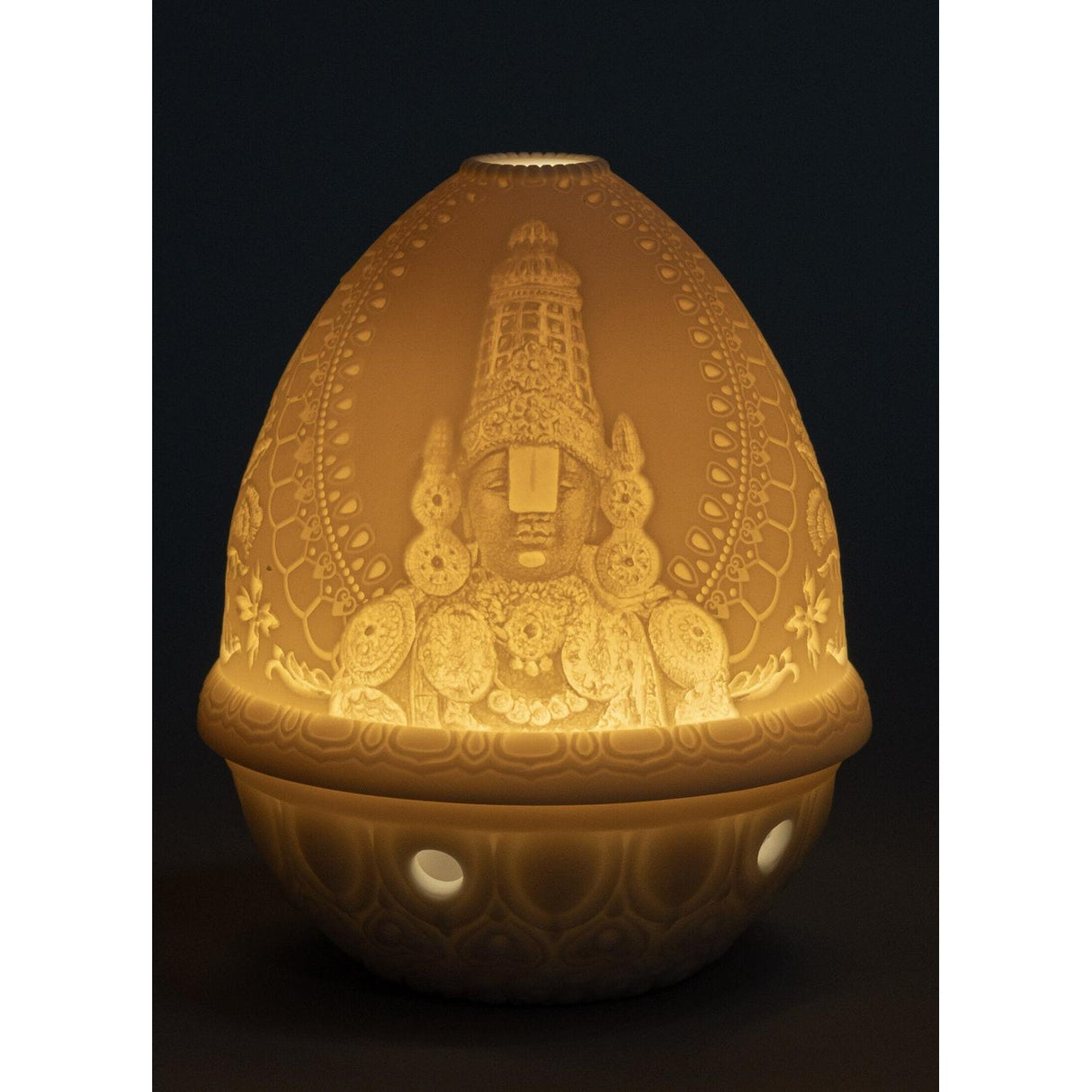 LLADRO' Litofania Lord Balaji 12x9cm Porcellana