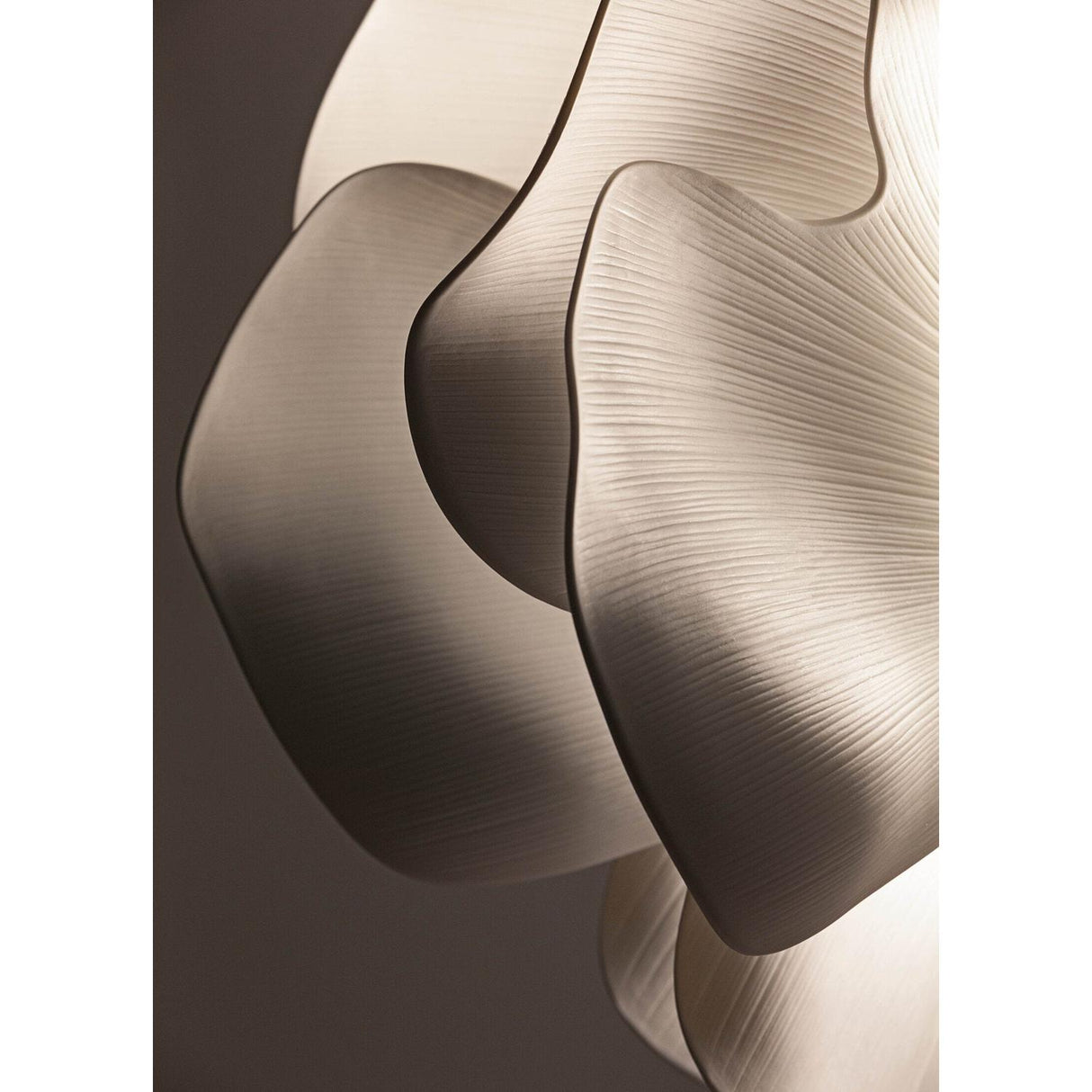 LLADRO' Nightbloom Lampada da Terra Bianco Piccolo 130x40cm Porcellana