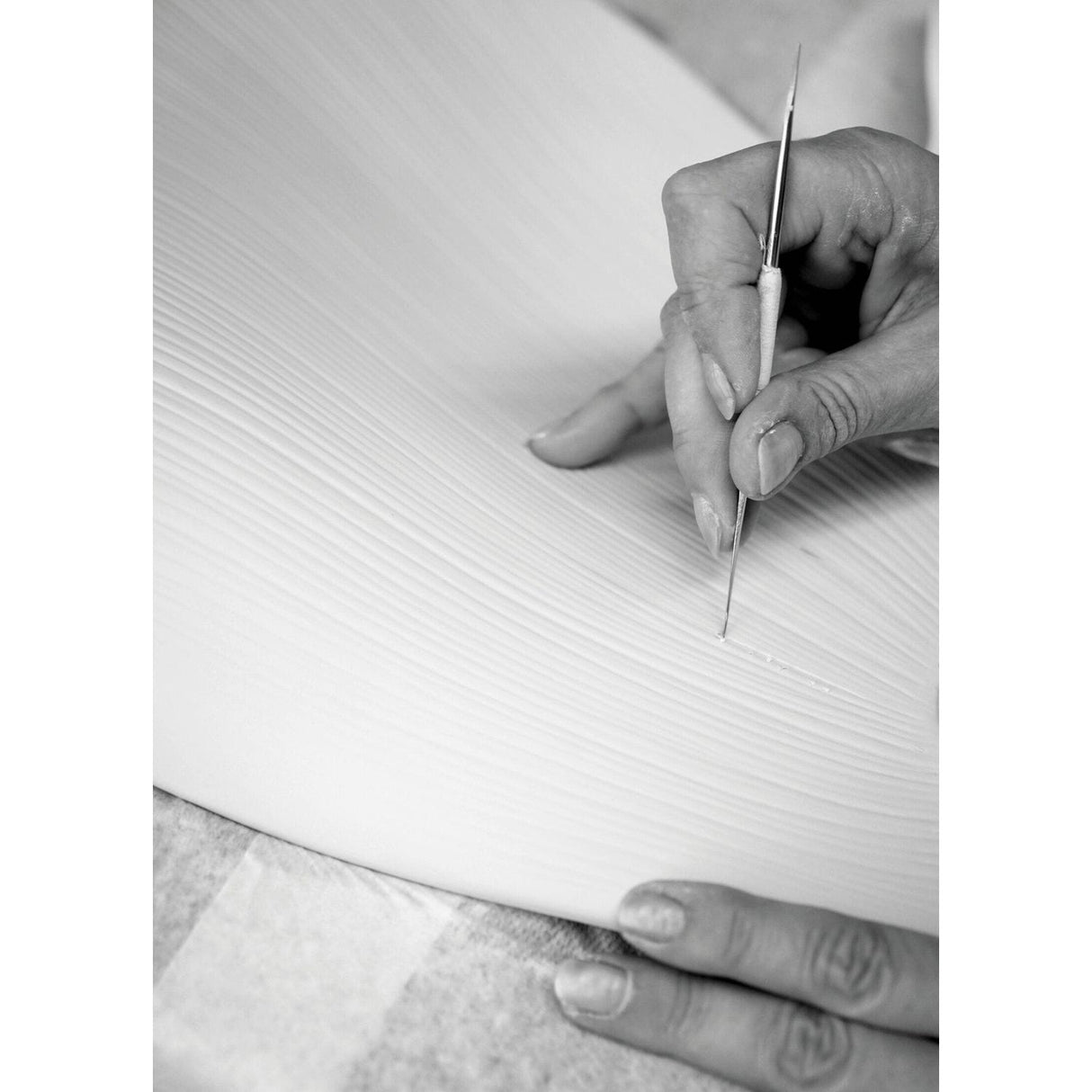 Lladró Lampada da Terra Nightbloom Bianco e Oro 170x68cm Porcellana