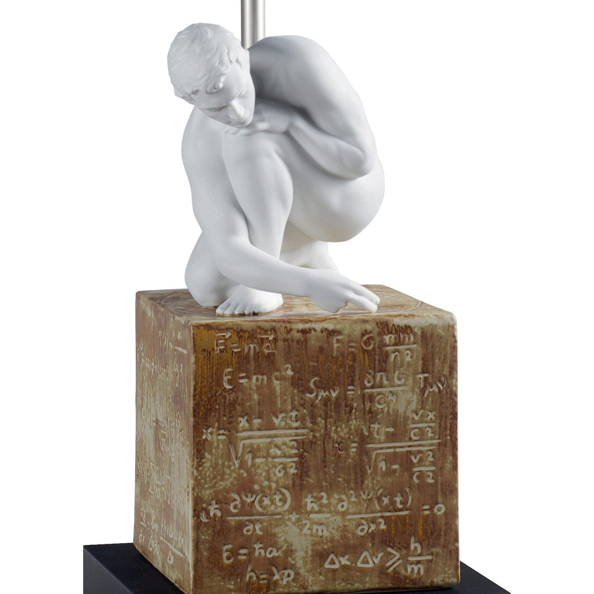 LLADRO' Lampada da Tavolo Scientia 67x30cm Porcellana