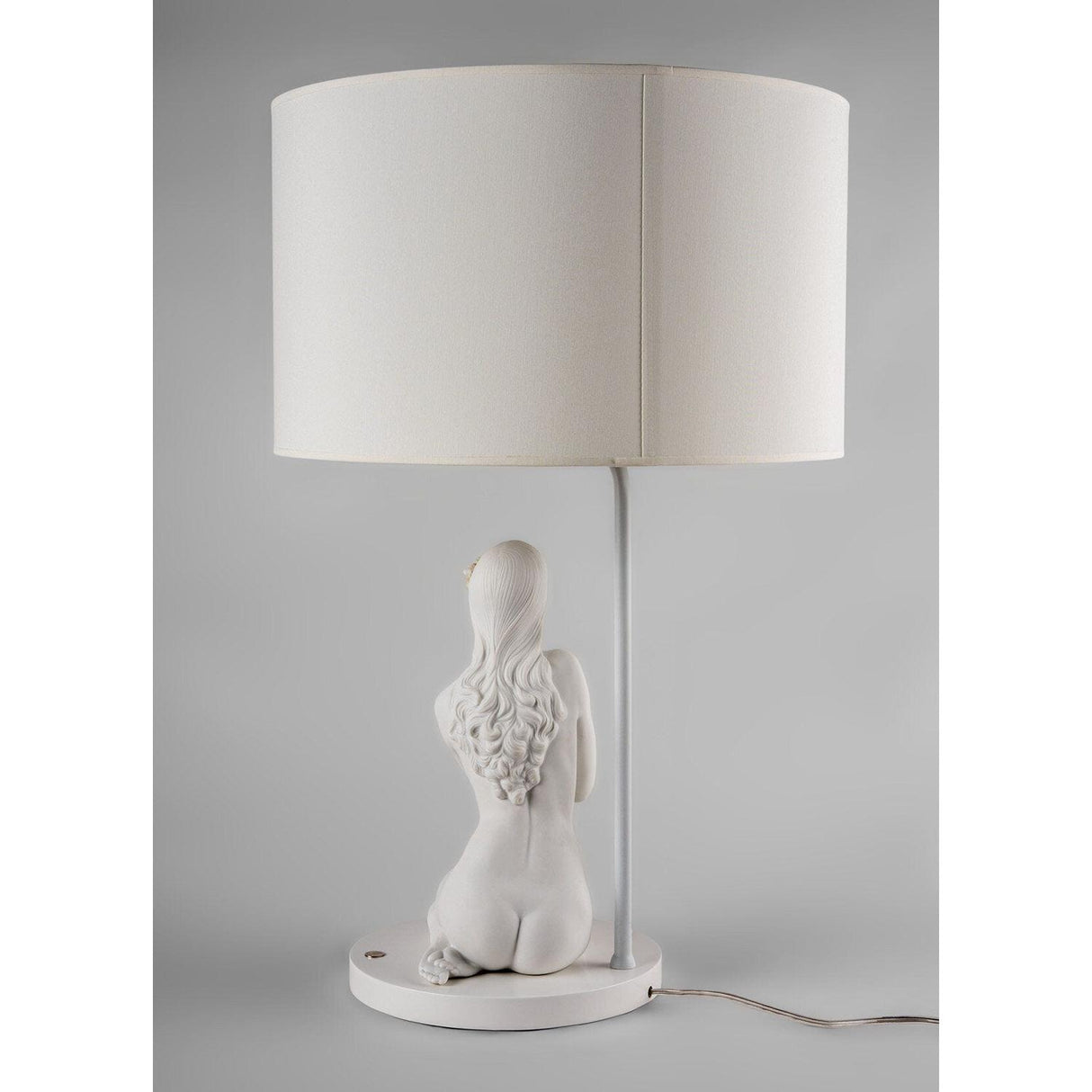 LLADRO' Lampada da Tavolo Pace Interiore 63x40cm Porcellana