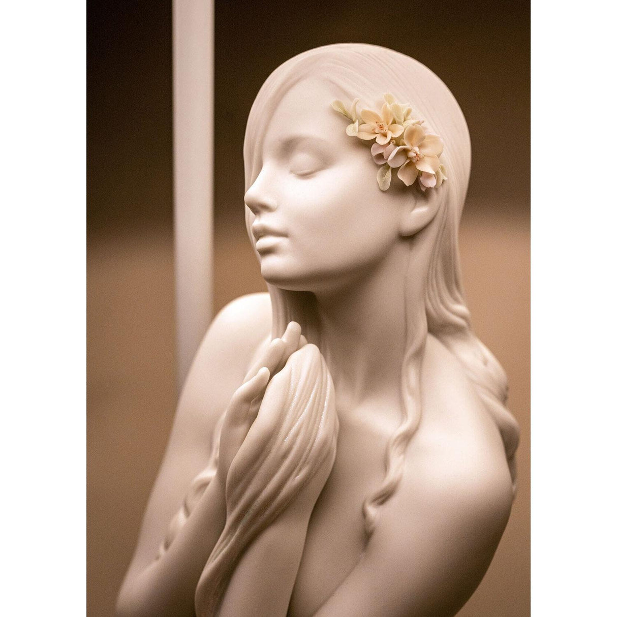 LLADRO' Lampada da Tavolo Pace Interiore 63x40cm Porcellana