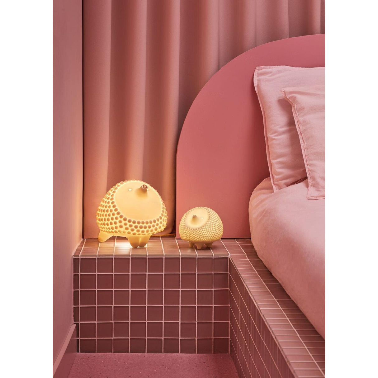 LLADRO' Lampada da Tavolo Riccio 22x23cm Porcellana