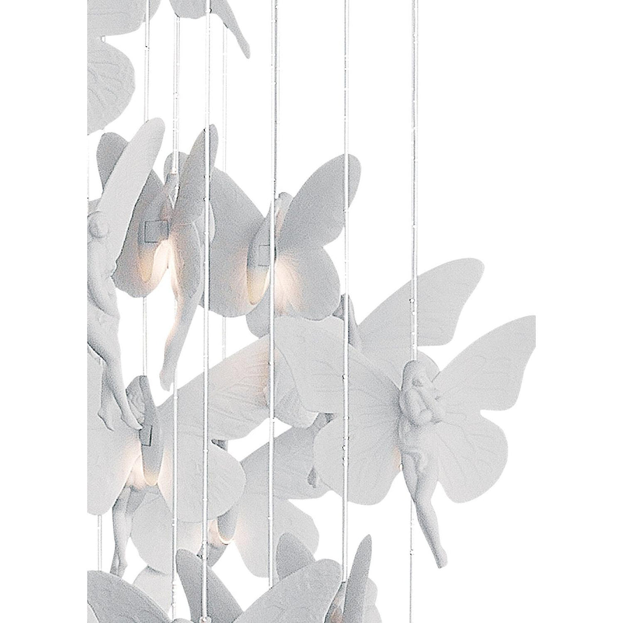 LLADRO' Chandelier Niagara 060 M 155x60cm Porcellana