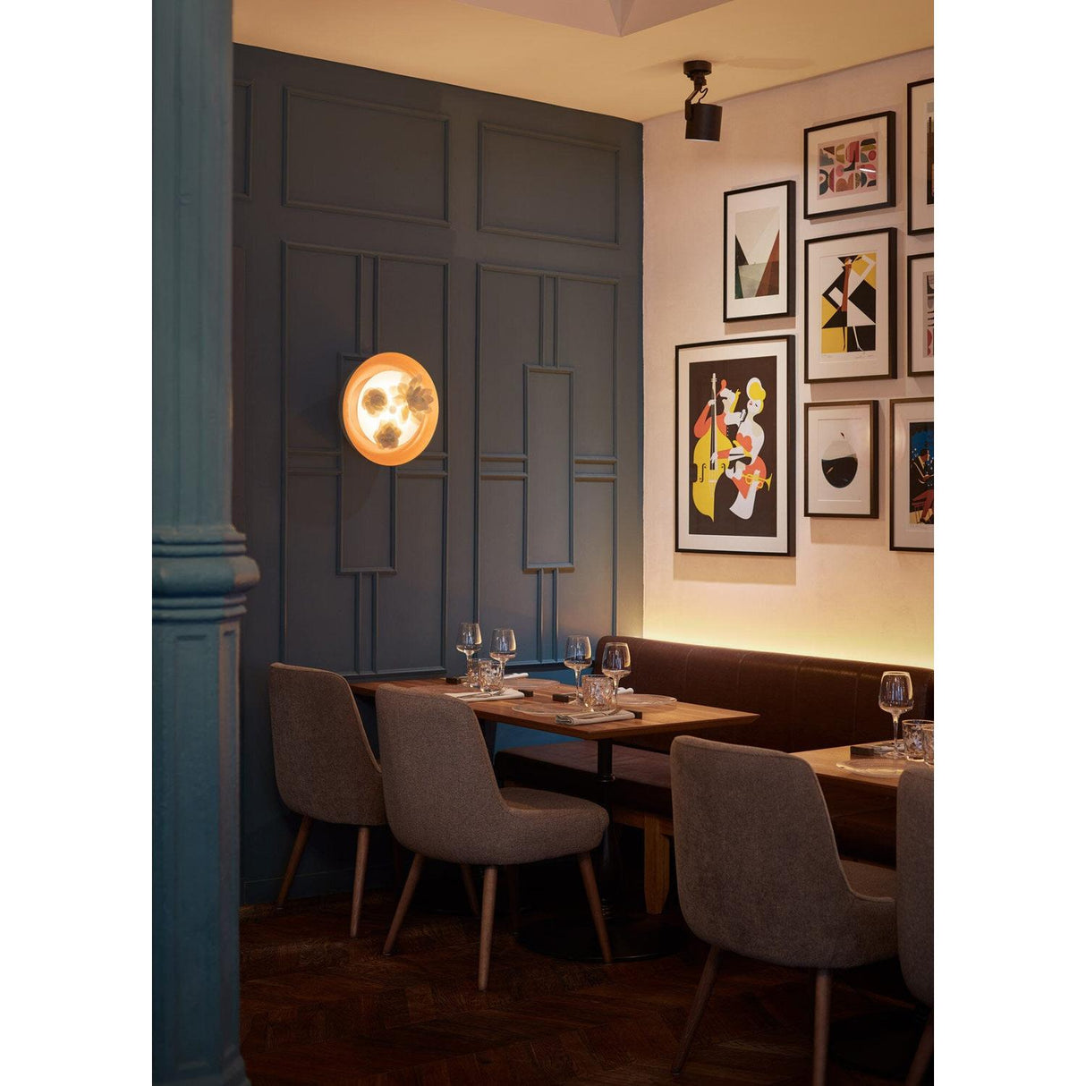 Lladró Bouquet Applique Muro 30x30cm Porcellana