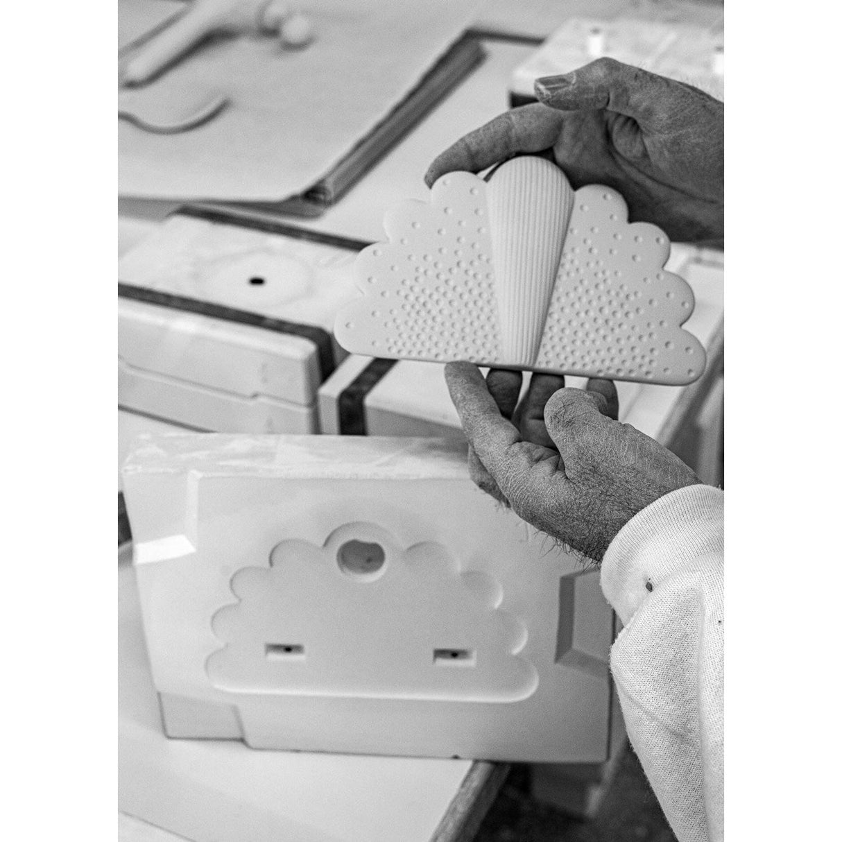 LLADRO' Applique Seasons Alba 41x41cm Porcellana