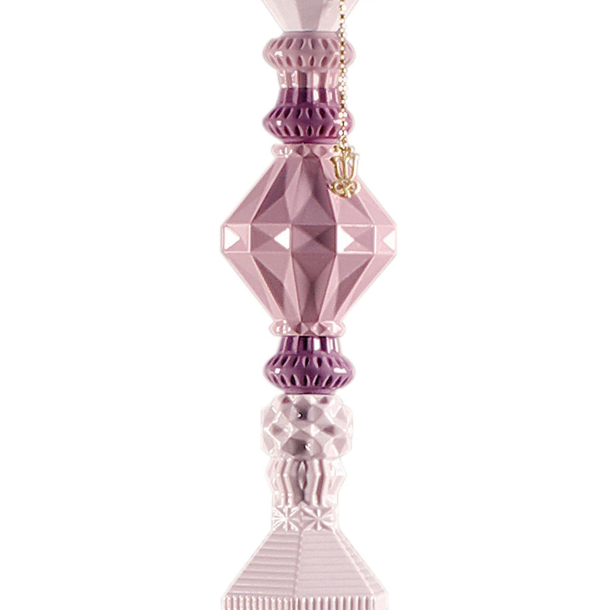 LLADRO' Lampada da Terra Belle De Nuit II Rosa 181x32cm Porcellana