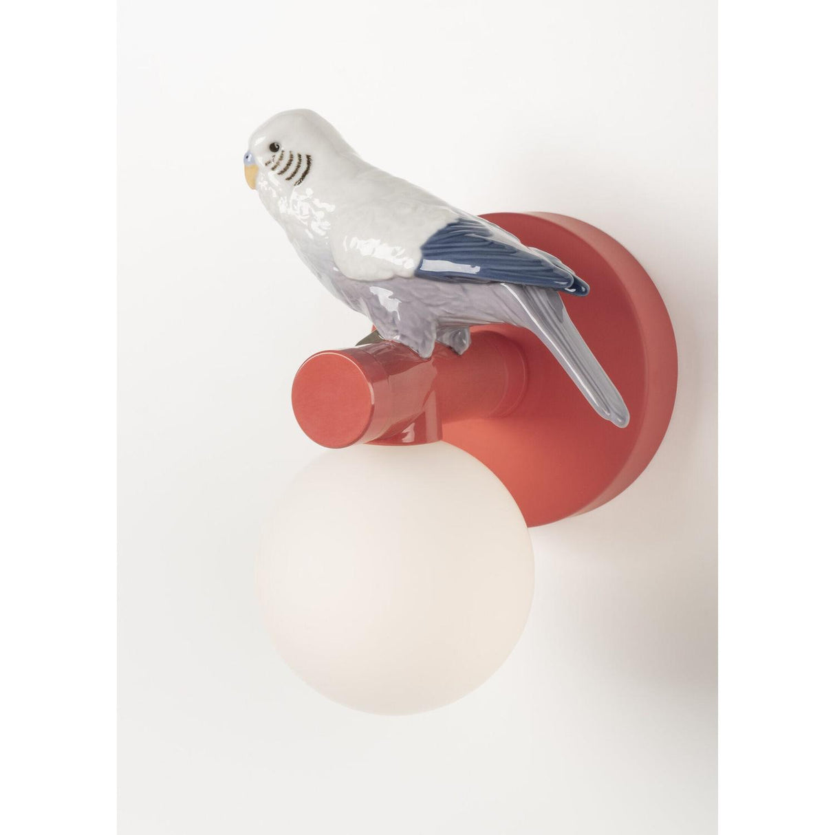 LLADRO' Applique Muro Parrot Sinistra 21x15cm Porcellana