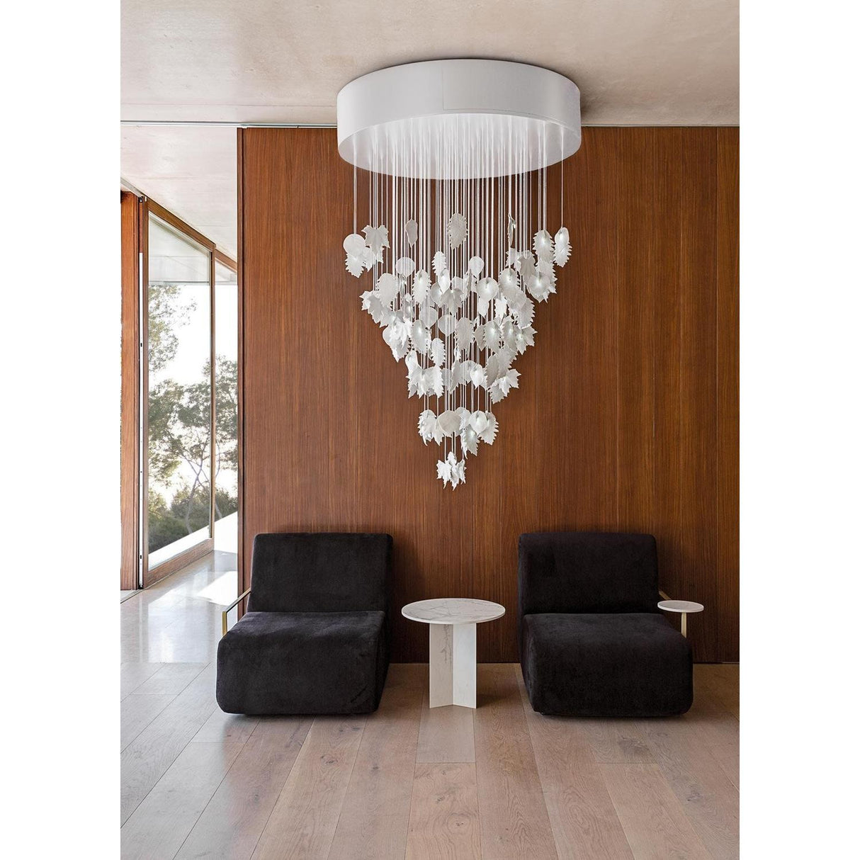 LLADRO' Chandelier Magic Forest 110 M 185x110cm Porcellana