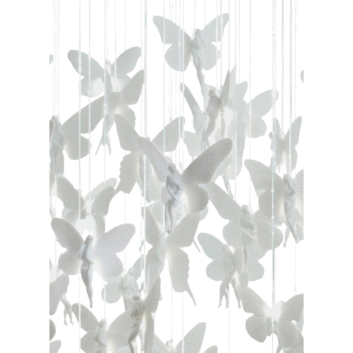 LLADRO' Chandelier Niagara 080 M 170x80cm Porcellana