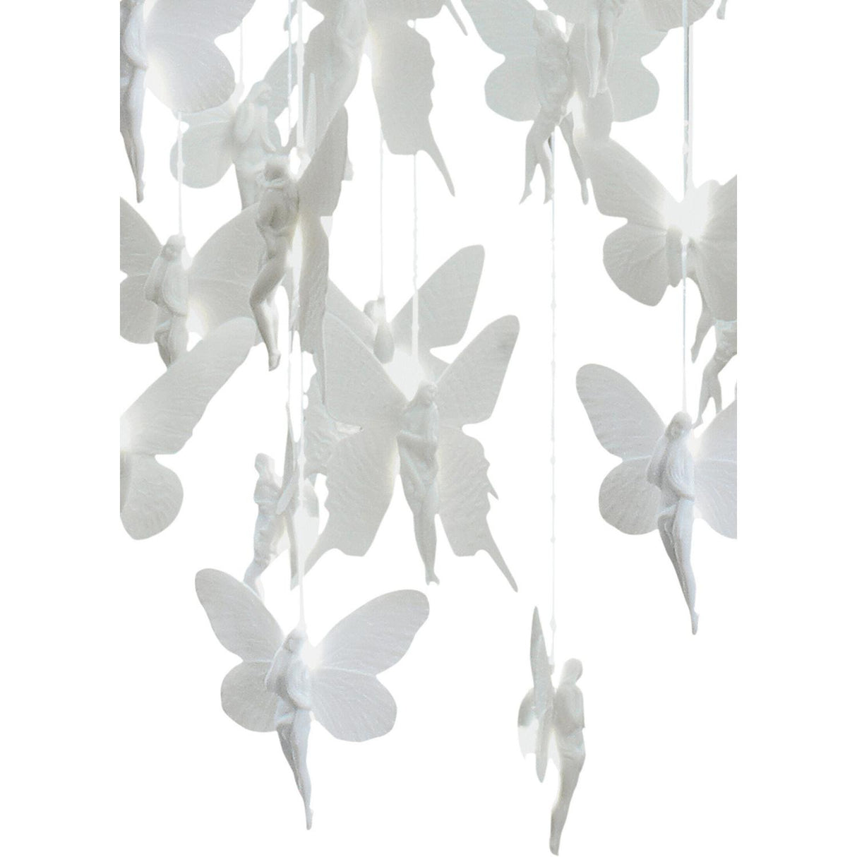 LLADRO' Chandelier Niagara 080 M 170x80cm Porcellana