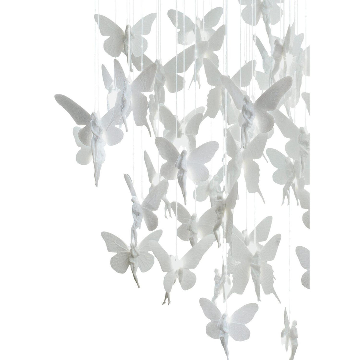 LLADRO' Chandelier Niagara 080 M 170x80cm Porcellana