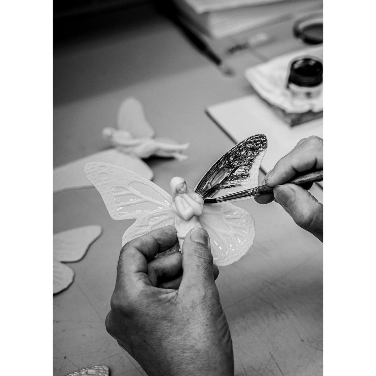 Lladró Chandelier Niagara 2 M Lustro Oro 285x200cm Porcellana