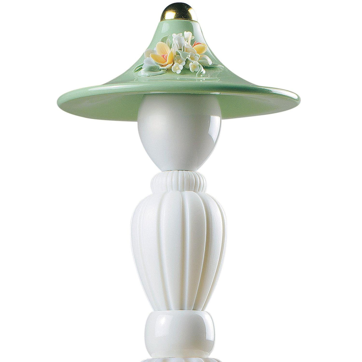 LLADRO' Lampada da Tavolo Mademoiselle Daniela 37x17cm Porcellana