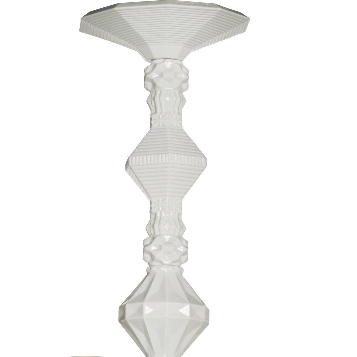 LLADRO' Chandelier Belle De Nuit 12 Luci Bianco 100x65cm Porcellana