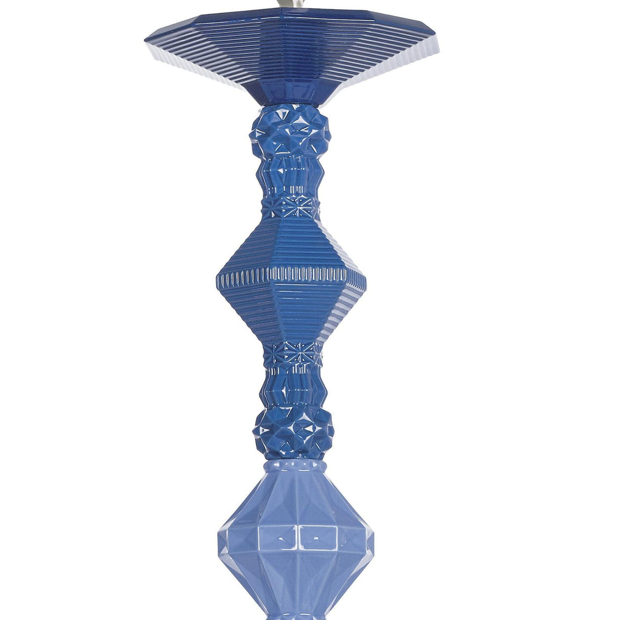 Lladró Chandelier Belle De Nuit 12 Luci Azzurro 100x65cm Porcellana