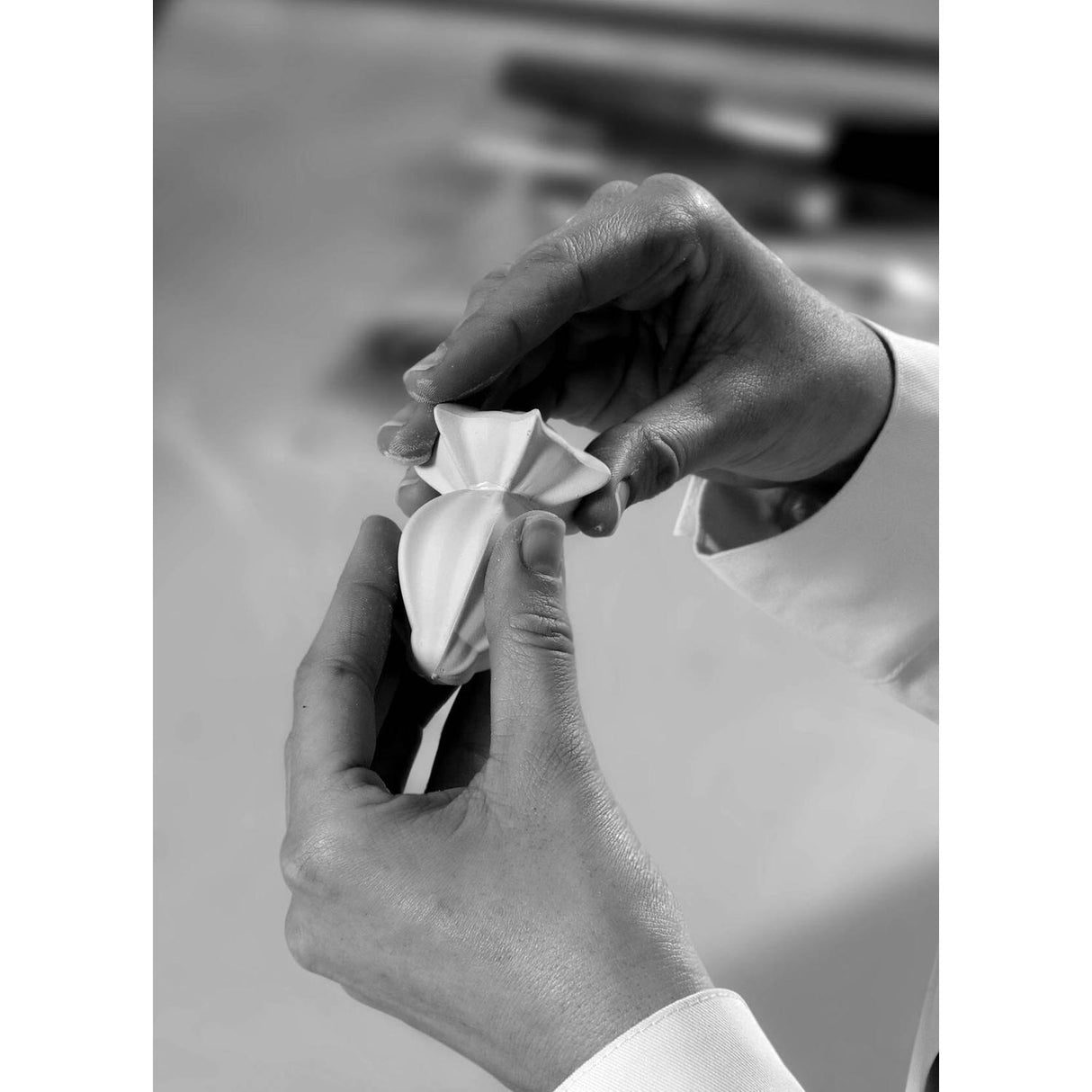 Lladró Chandelier Belle De Nuit 24 Luci Azzurro 125x80cm Porcellana